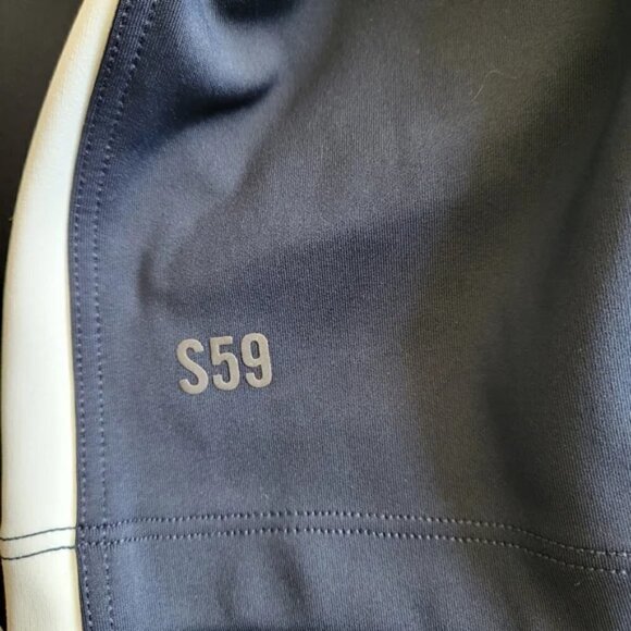 New Splits59 Dream High-Waisted Techflex Indigo/Off White Bike Shorts NWT Medium - Picture 15 of 16